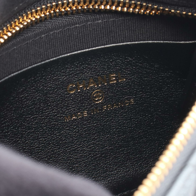 香奈兒 (CHANEL) Matelasse COCO Mark 鏈條肩背包 AP3847 羊皮 灰色 二手 CC-3