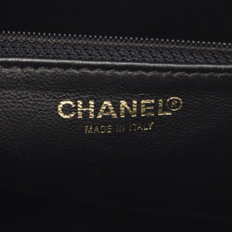香奈兒 (CHANEL) Medallion 手提包,小牛皮材質,金色五金,黑色,二手,女士款-3