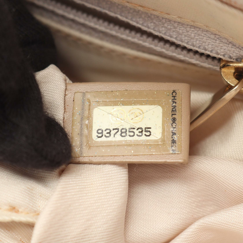 香奈兒新旅遊系列 PM 手提單肩包 A20457 皮革尼龍帆布 粉紅 CC-4