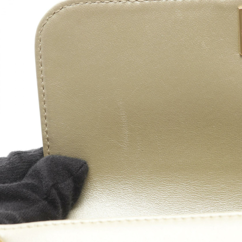 香奈兒 2.55 巧克力色鏈條單肩包,羊皮材質,金色五金,二手。-12