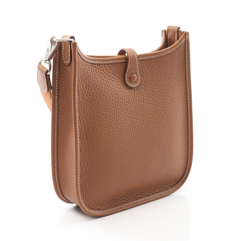 愛馬仕 Evelyne TPM Amazon 單肩斜背包 K 069426CK 皮革 金色 SHW-1