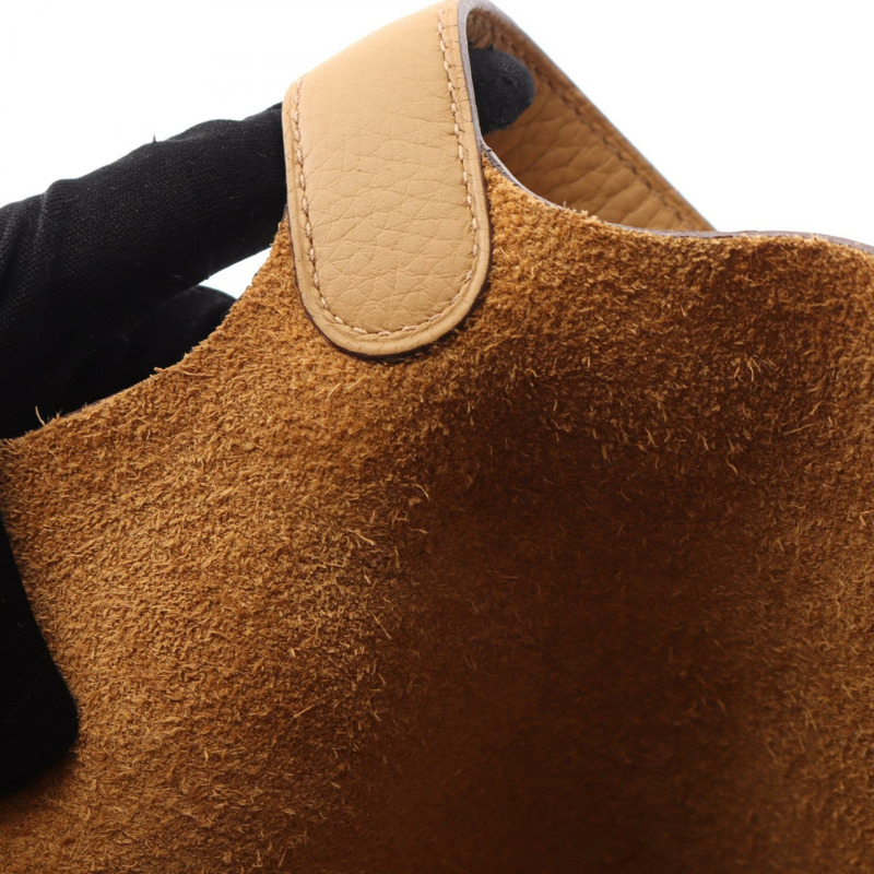 愛馬仕 Picotin Lock PM 水桶包,配 Taurillon Clemence 皮革,餅乾色,金色五金配件-5