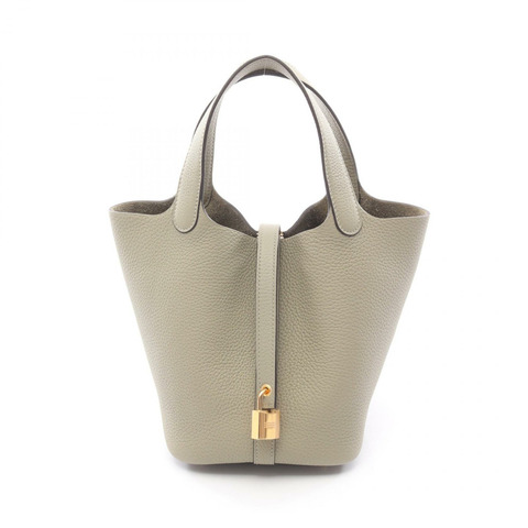 愛馬仕 Picotin Lock PM 水桶包 K Taurillon Clemence Sauge GHW