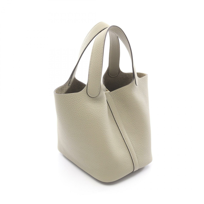 愛馬仕 Picotin Lock PM 水桶包 K Taurillon Clemence Sauge GHW-1