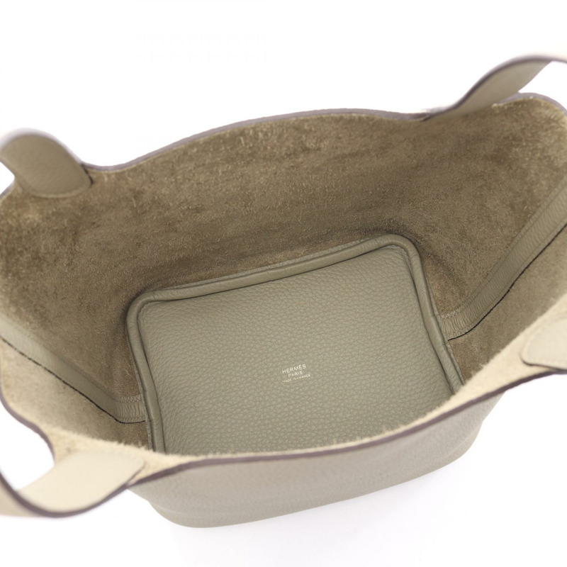 愛馬仕 Picotin Lock PM 水桶包 K Taurillon Clemence Sauge GHW-2