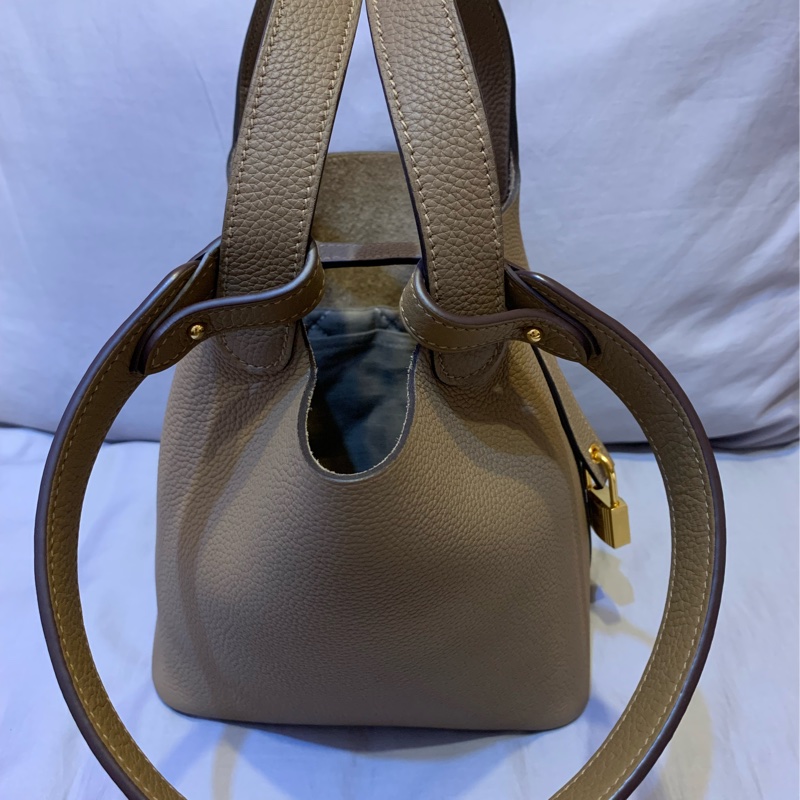 Hermès Picotin 18 威瑪犬色+金扣 B刻 稀有TM皮 更精緻更挺-1