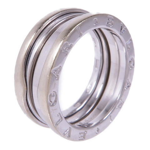 BVLGARI 18K白金B.zero1 3 Band Ring戒指Bvlgari#53/US#6.25