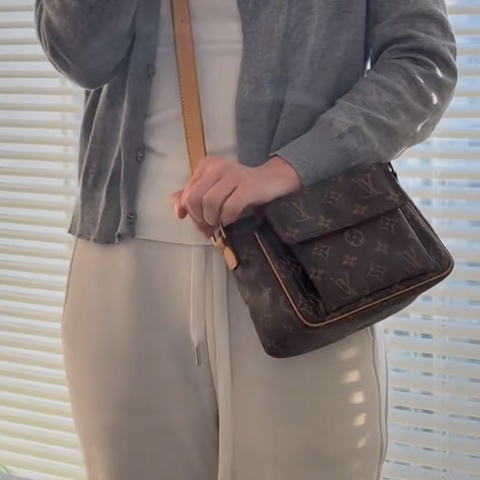 🌷Louis Vuitton 豆腐包｜經典花紋✦fufu style 精品✦ 氣質款｜LV豆腐包.LV協背包