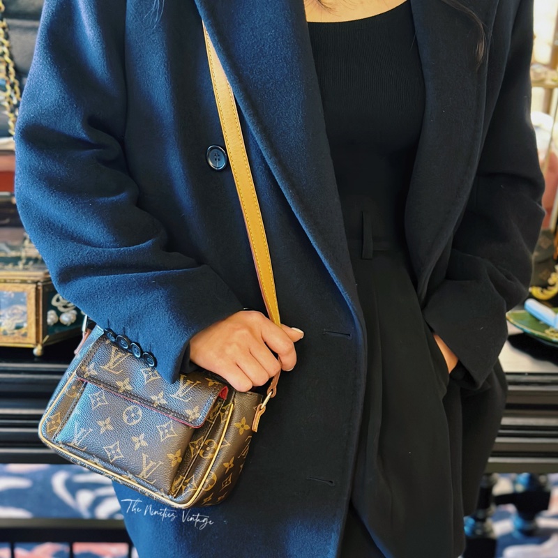 🌷Louis Vuitton 豆腐包|經典花紋✦fufu style 精品✦ 氣質款|LV豆腐包.LV協背包-6