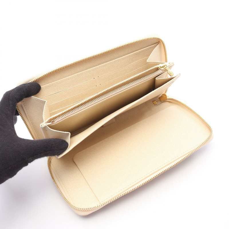 路易威登 Zippy Organizer 錢包 N60012 Damier Azur 帆布 白色 二手 女士-2