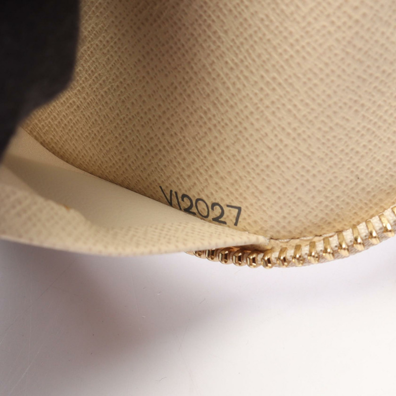 路易威登 Zippy Organizer 錢包 N60012 Damier Azur 帆布 白色 二手 女士-4