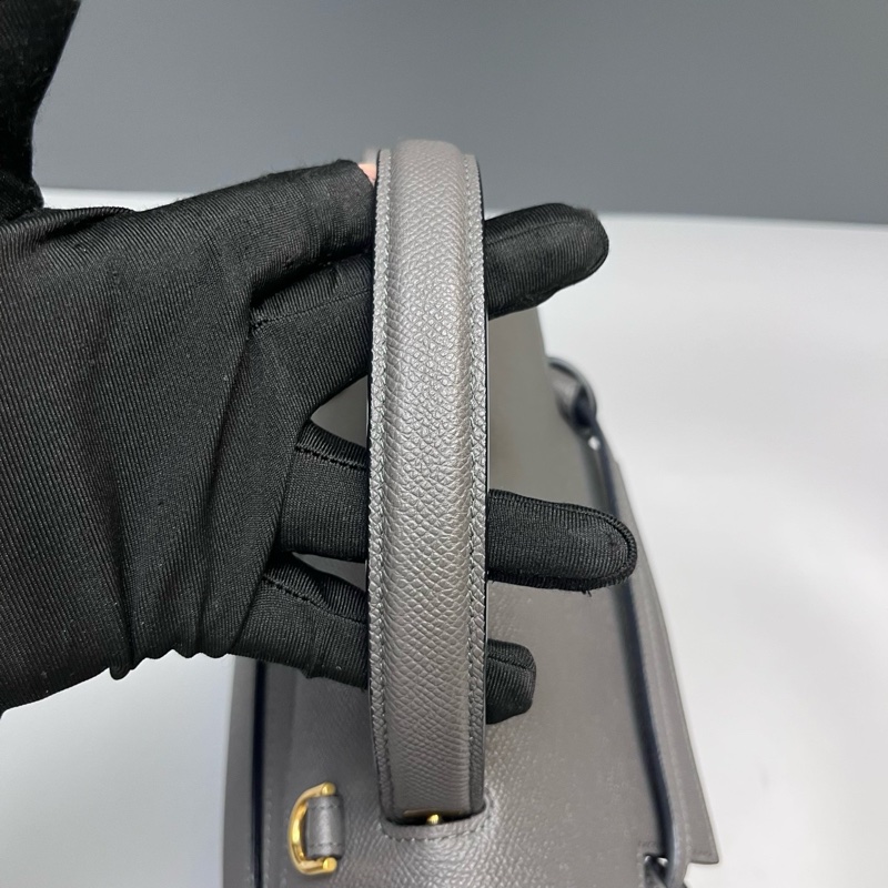 Celine 大象灰鯰魚micro單肩斜挎手提包 尺寸約26*20*14。-7