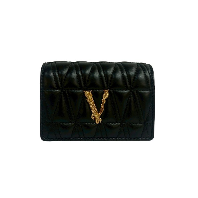 【美收精品】Versace黑色皮革小肩背包 4-358-0