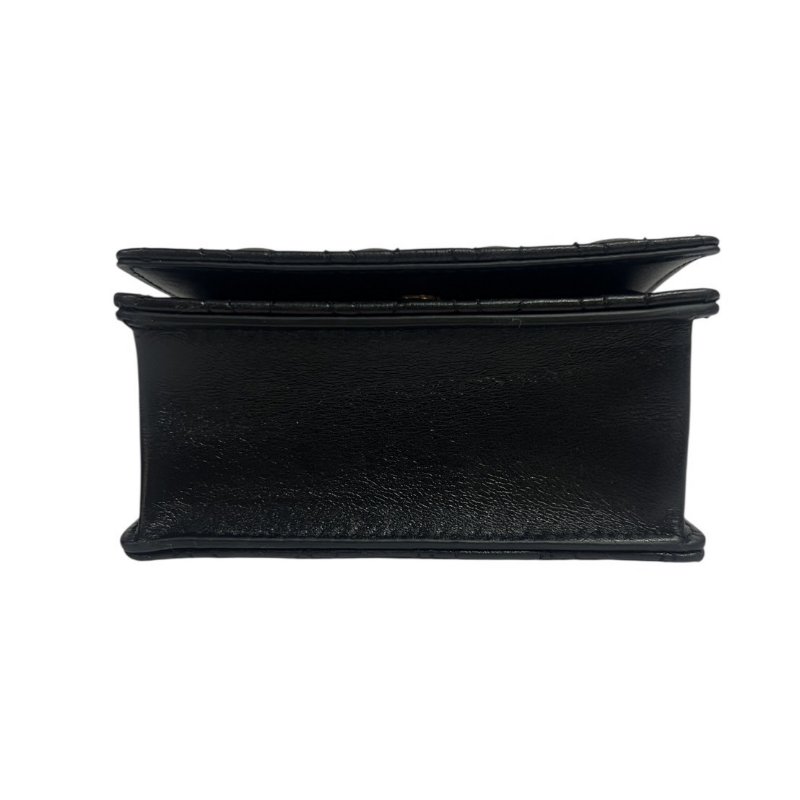 【美收精品】Versace黑色皮革小肩背包 4-358-2