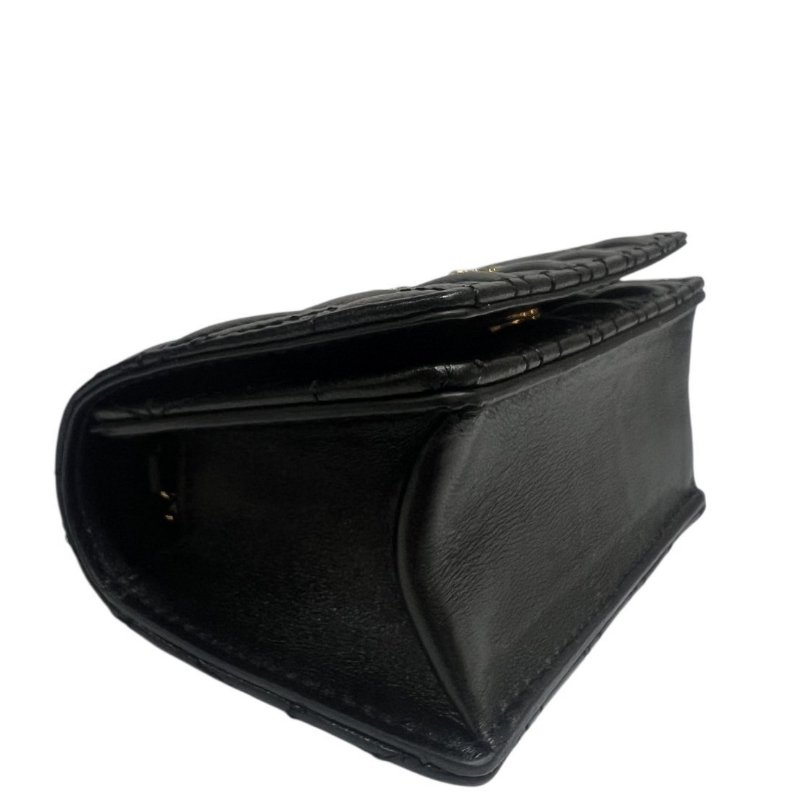 【美收精品】Versace黑色皮革小肩背包 4-358-8