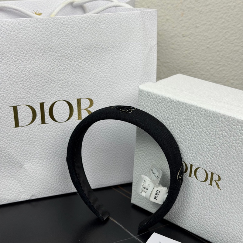 DIOR CD心形圖案 發箍-2