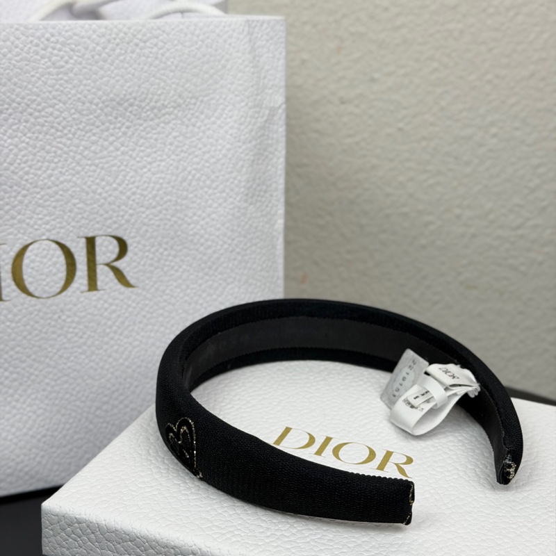 DIOR CD心形圖案 發箍-4