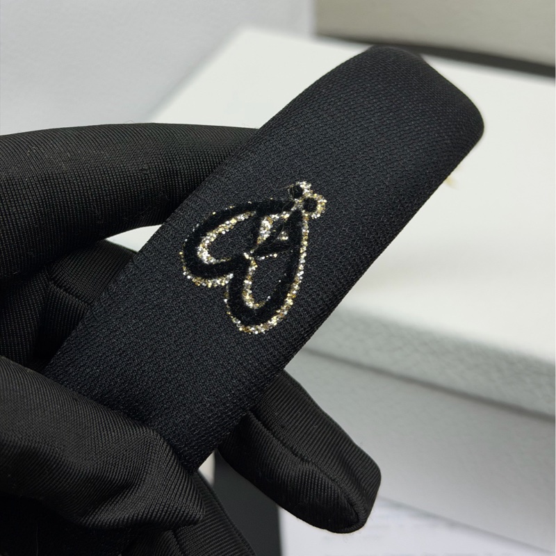 DIOR CD心形圖案 發箍-5