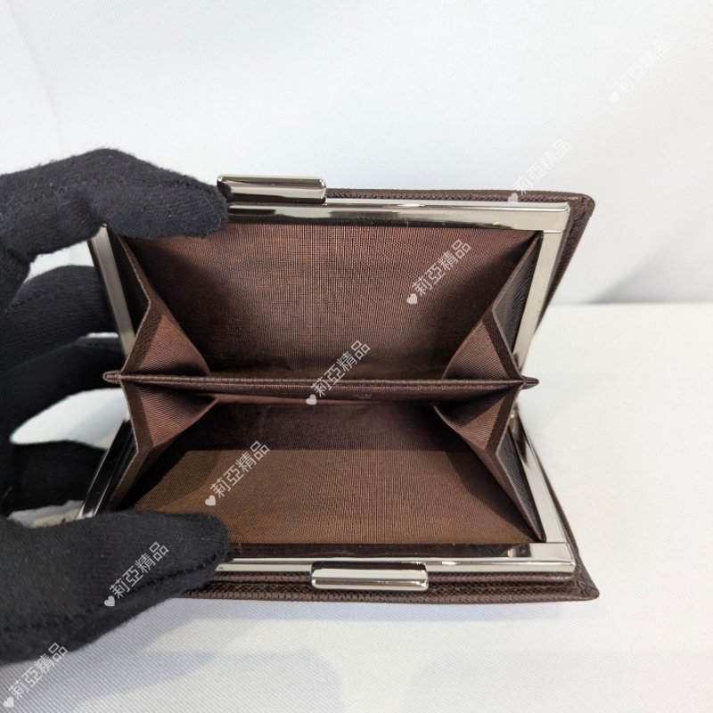 莉亞精品♡Burberry 經典格紋零錢袋短夾 近新閒置-8