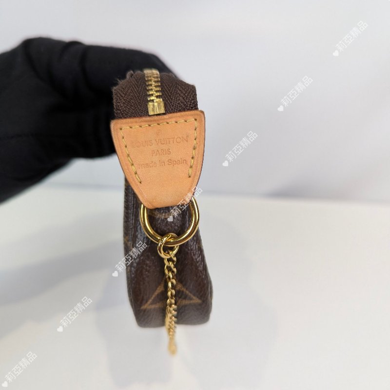 莉亞精品♡LV 小麻將包 九新美品-5