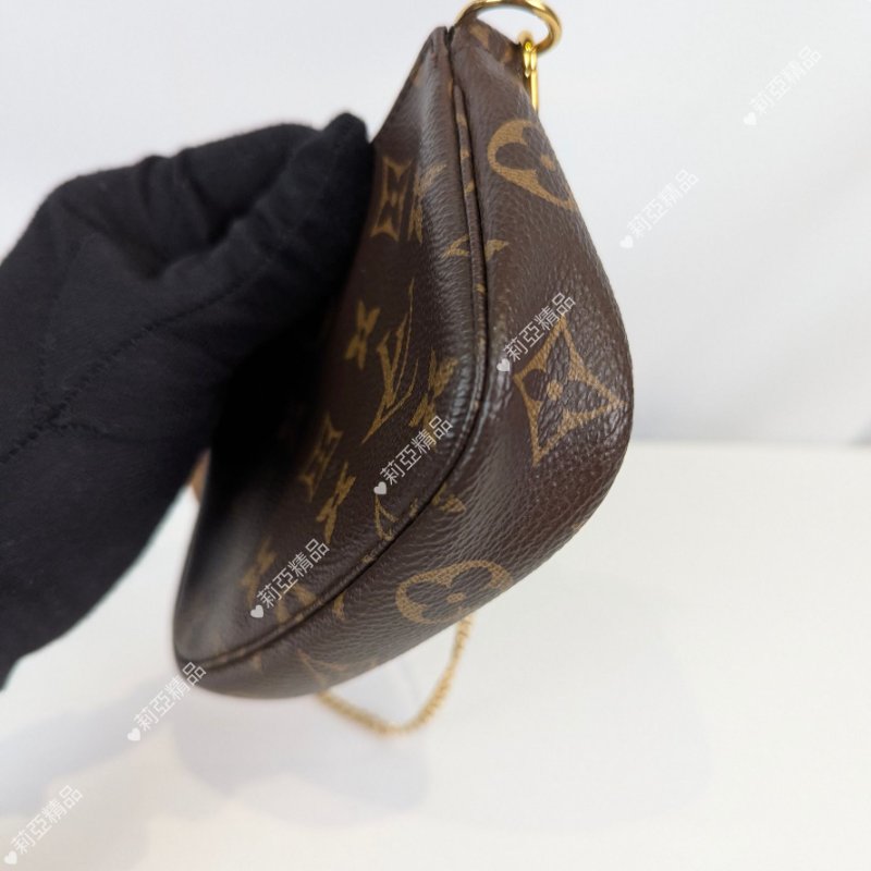 莉亞精品♡LV 小麻將包 九新美品-7