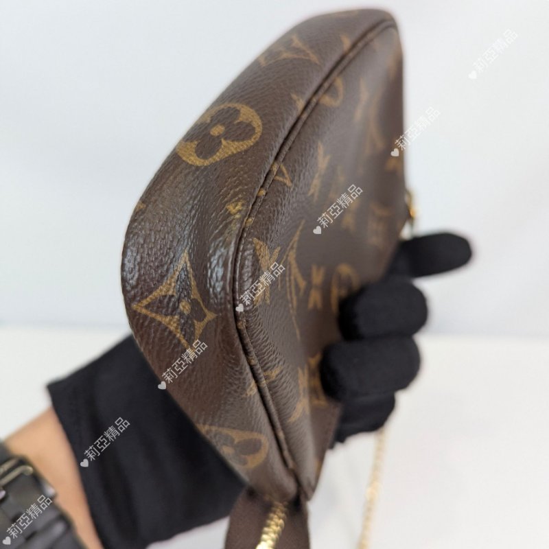 莉亞精品♡LV 小麻將包 九新美品-9