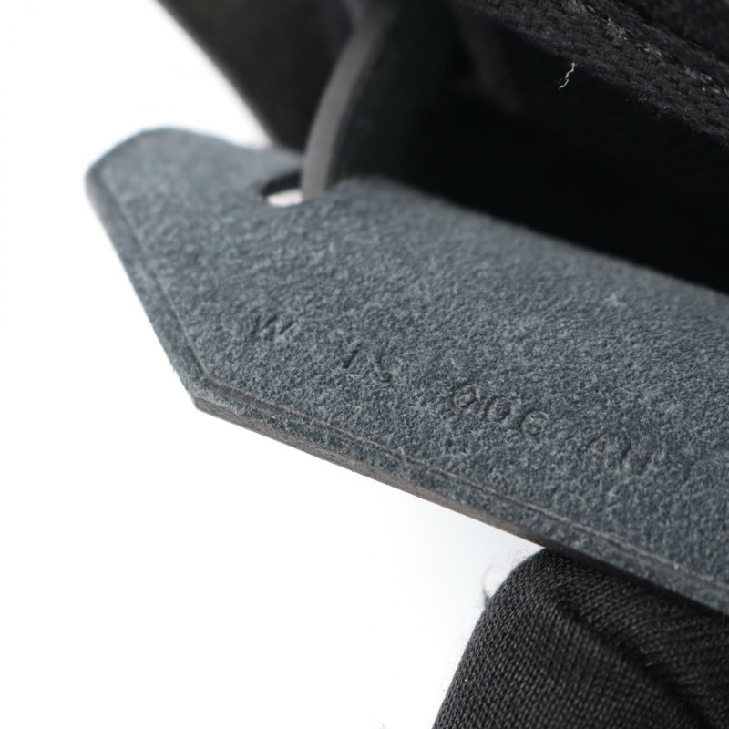 愛馬仕 Herbag Zip Mini 單肩包 086430CK 帆布皮革 黑色 SHW 二手 W-4