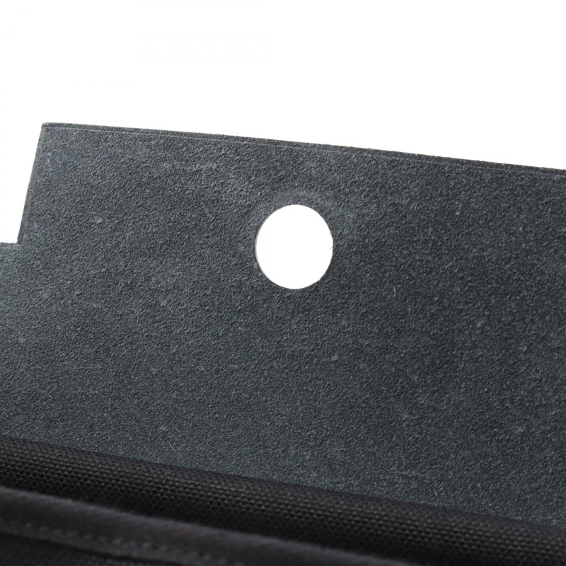 愛馬仕 Herbag Zip Mini 單肩包 086430CK 帆布皮革 黑色 SHW 二手 W-6