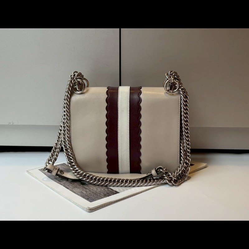 Fendi 銀鍊怪物系列 Kan I 口蓋兩用包-4