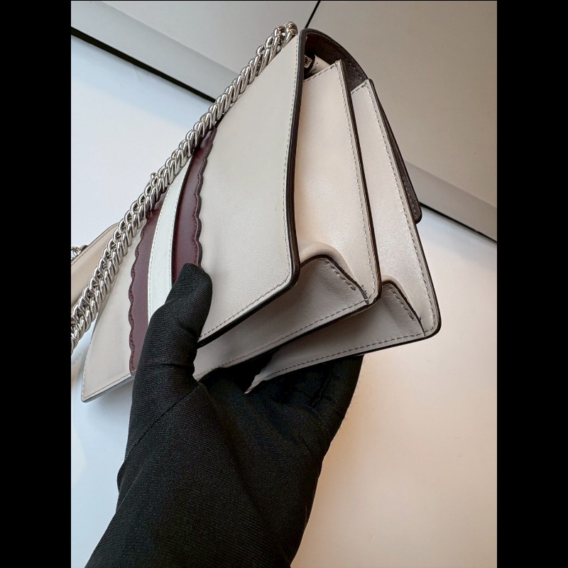 Fendi 銀鍊怪物系列 Kan I 口蓋兩用包-9