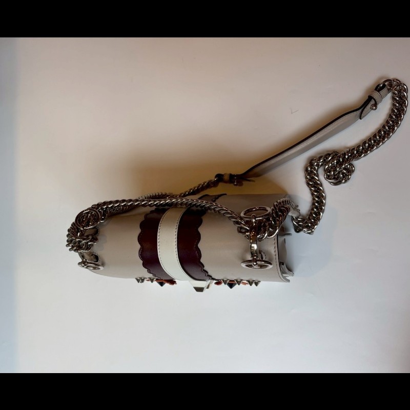 Fendi 銀鍊怪物系列 Kan I 口蓋兩用包-18