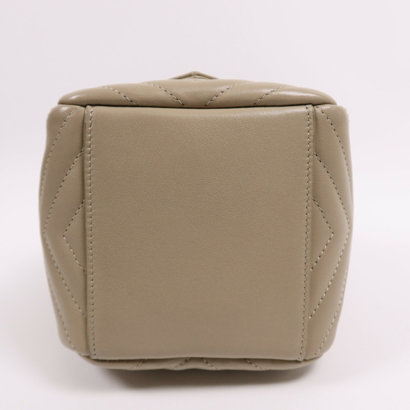 YVES SAINT LAURENT 牛皮皮革Chain Shoulder Bag金扣鏈帶肩背袋-3