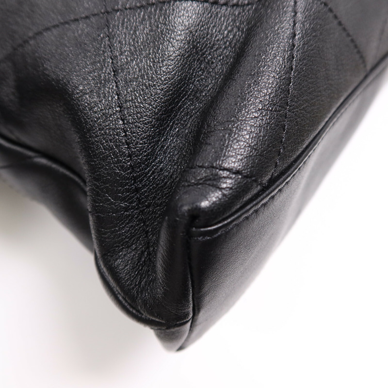 CHANEL 牛皮皮革Tote Bag金扣鏈帶手挽袋-7