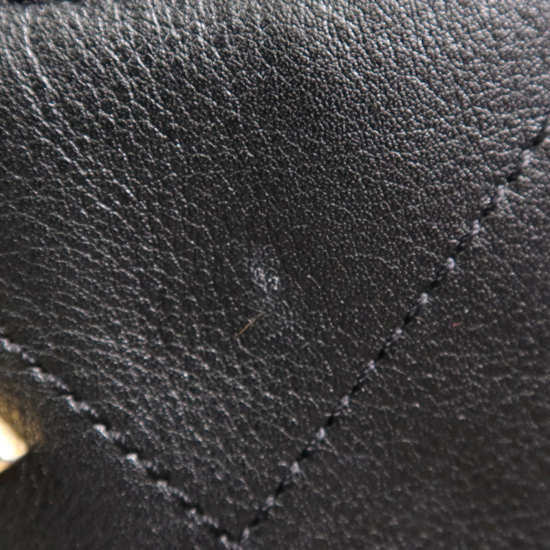 CHANEL 牛皮皮革Tote Bag金扣鏈帶手挽袋-9