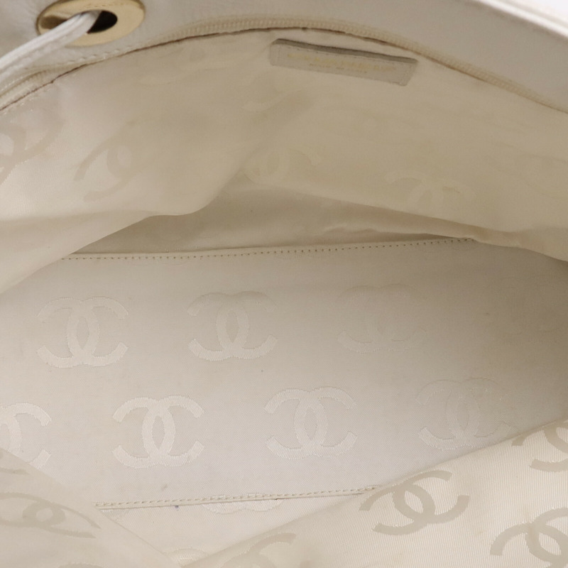 CHANEL 牛皮皮革Vintage Shoulder Bag金扣肩背袋-4