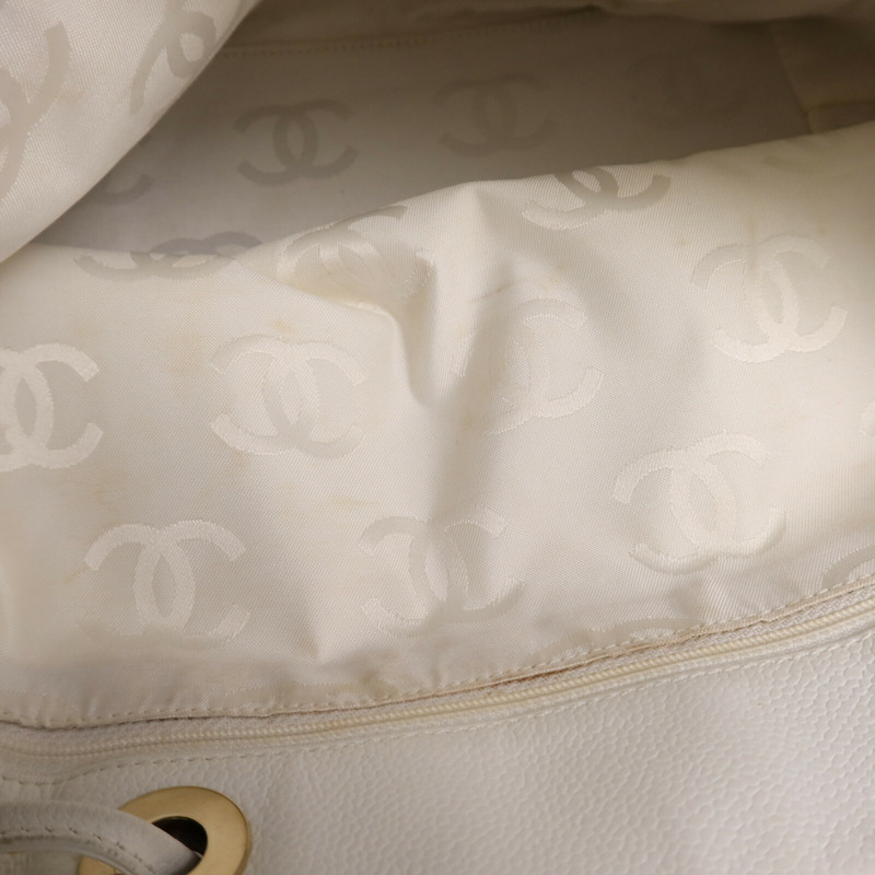 CHANEL 牛皮皮革Vintage Shoulder Bag金扣肩背袋-18