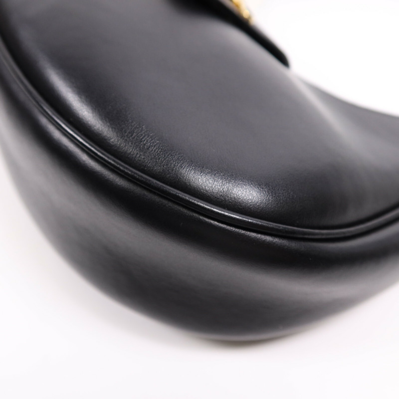 CELINE 牛皮皮革Ava金扣肩背袋-9