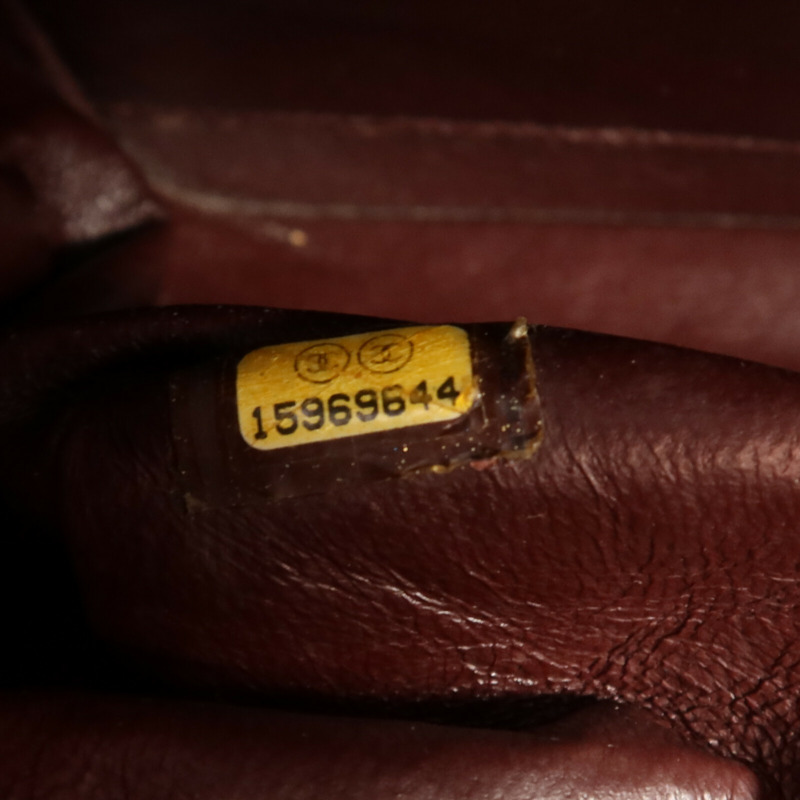 CHANEL 羊皮皮革Large Classic銀扣鏈帶肩背袋-14