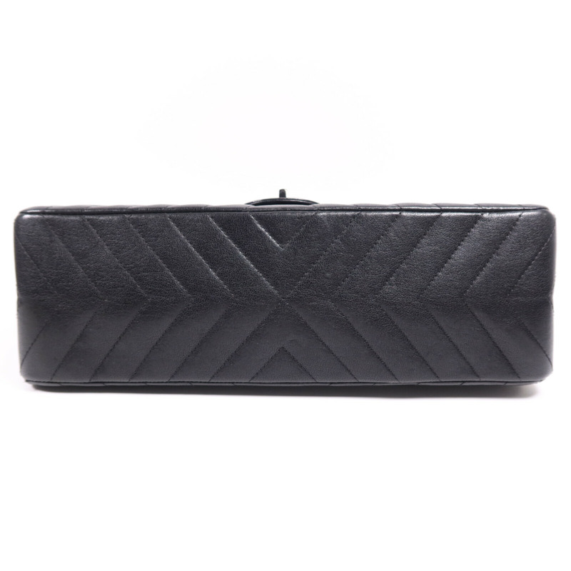 CHANEL 牛皮皮革2.55 (28cm)鏈帶肩背袋-3