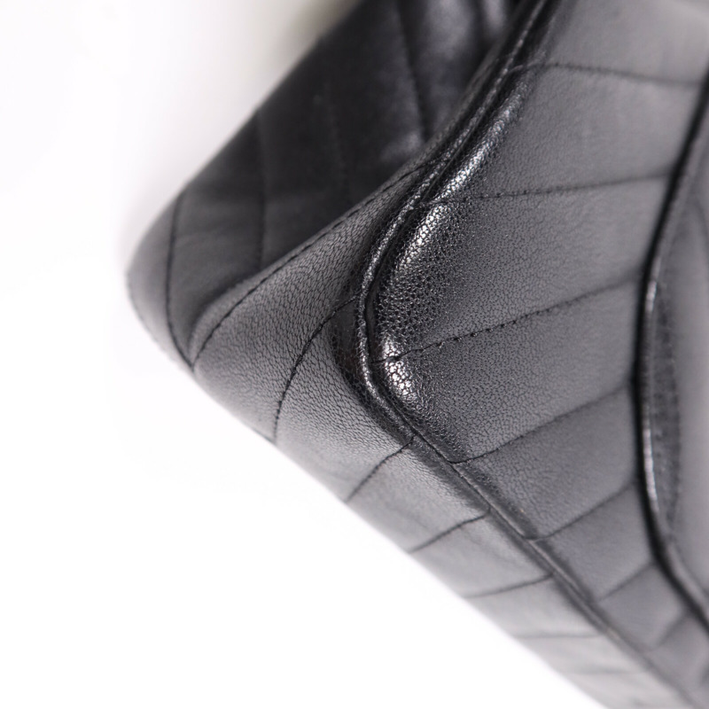 CHANEL 牛皮皮革2.55 (28cm)鏈帶肩背袋-9