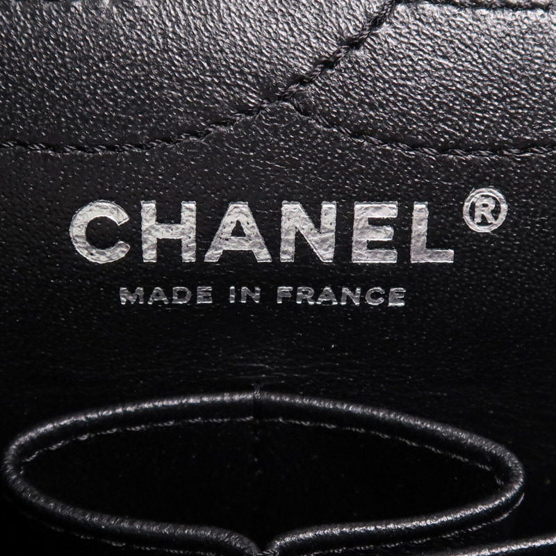 CHANEL 牛皮皮革2.55 (28cm)鏈帶肩背袋-14