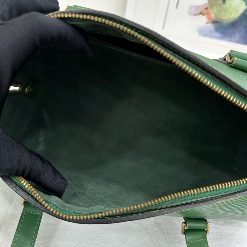 LV / Louis Vuitton papillon epi 路易威登LV水波紋子母包圓筒包巴比倫 沒子袋了-8