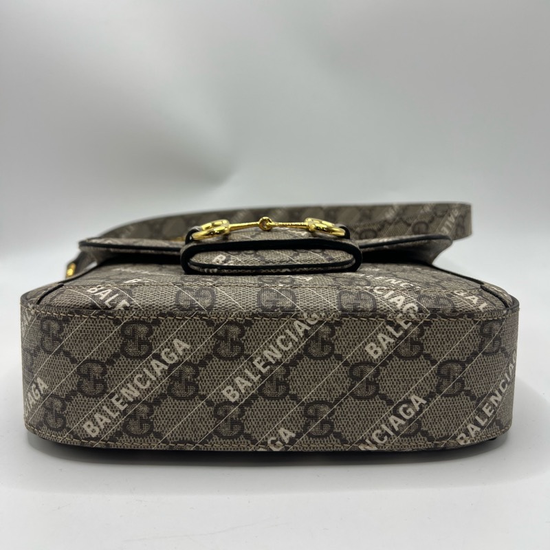 Gucci古驰 1995马鞍包巴黎世家联名-9