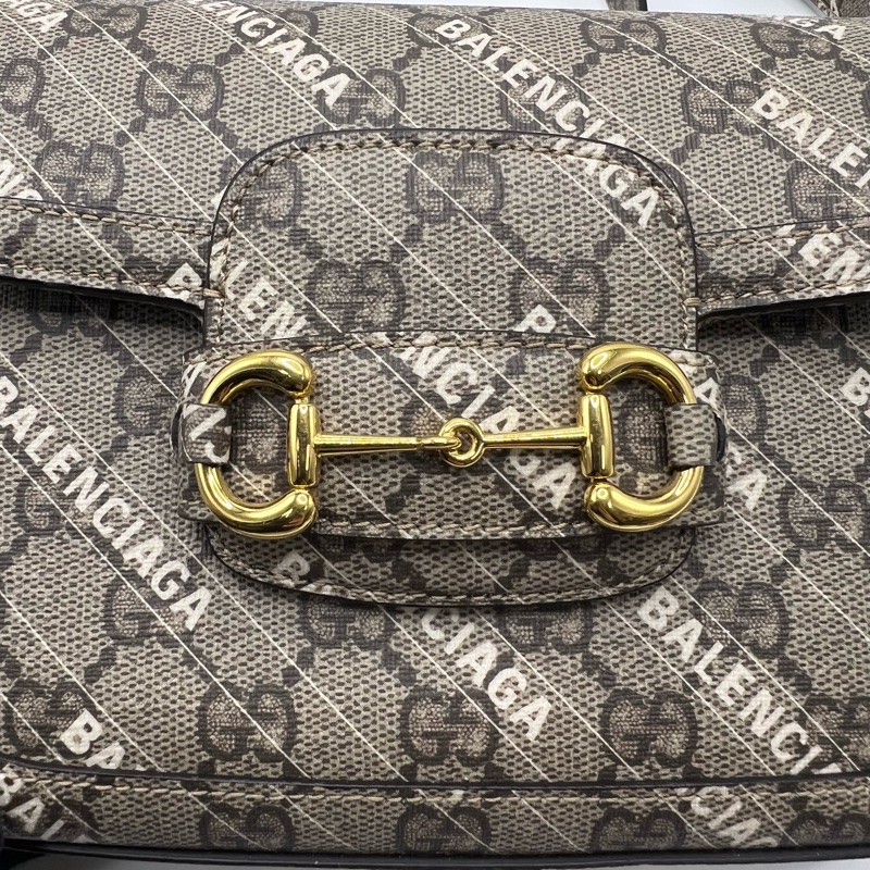 Gucci古驰 1995马鞍包巴黎世家联名-12