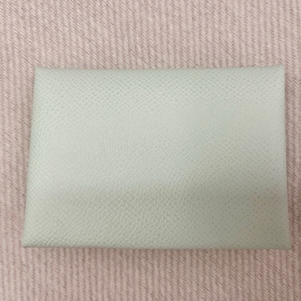 「全新未使用」 2025 愛馬仕 Hermes Calvi duo 新薄荷綠 N3 epsom皮 K刻-1