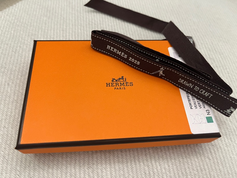 「全新未使用」 2025 愛馬仕 Hermes Calvi duo 新薄荷綠 N3 epsom皮 K刻-4