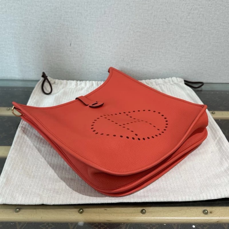 HERMES 金扣伊芙琳29肩背斜背包 29*30*9 99新 配件塵袋-2