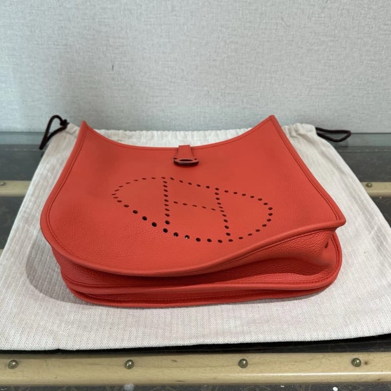 HERMES 金扣伊芙琳29肩背斜背包 29*30*9 99新 配件塵袋-3