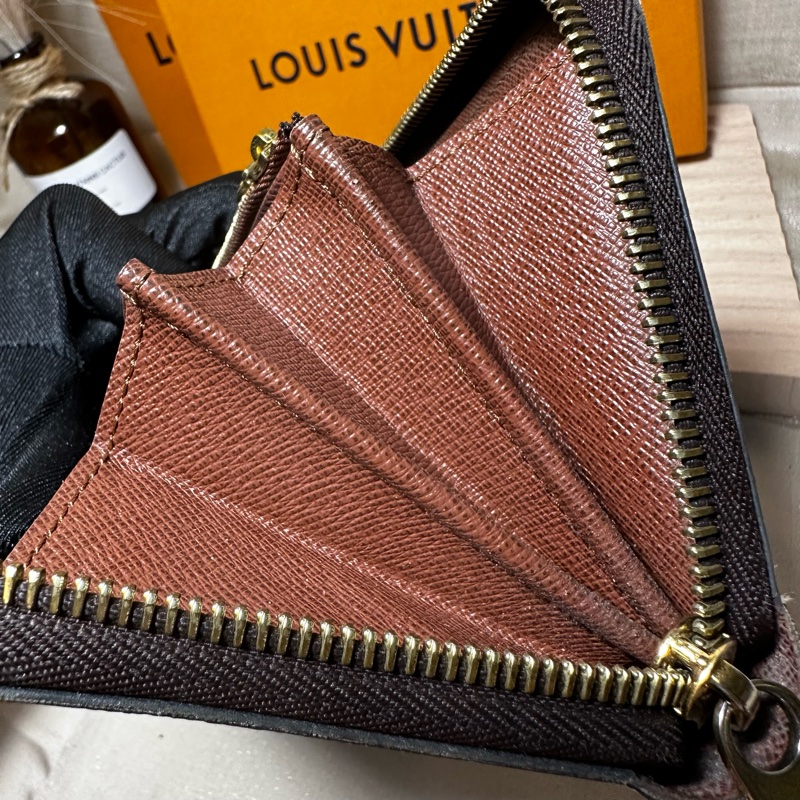 LV經典老花發財長夾 晶片款-6