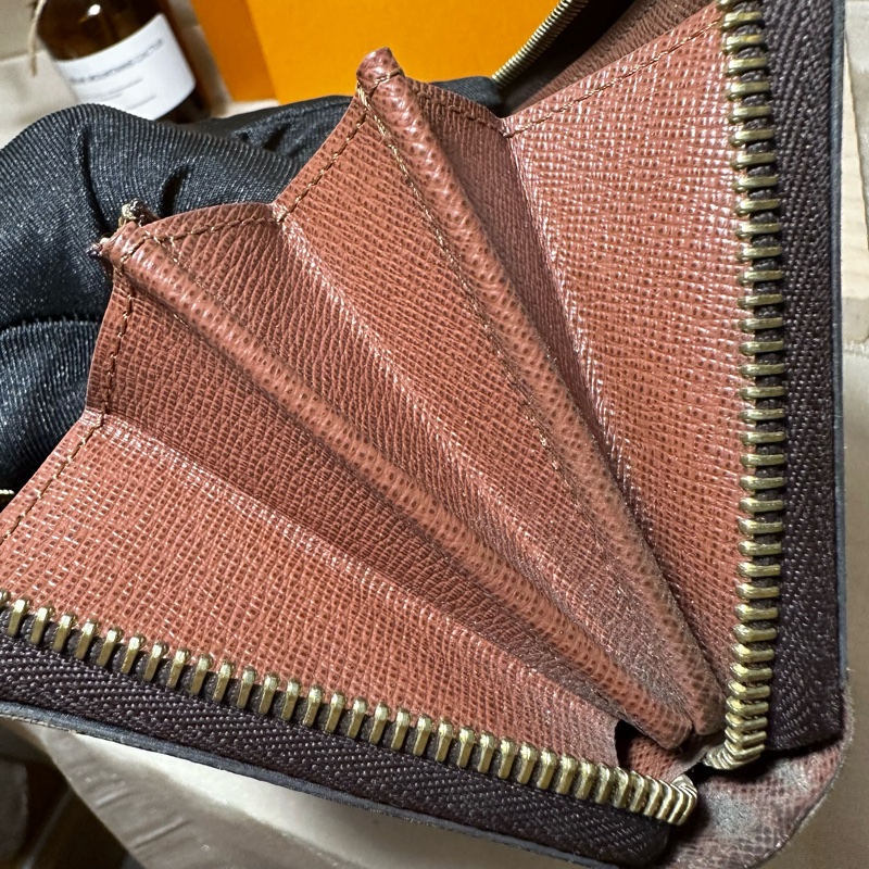 LV經典老花發財長夾 晶片款-16